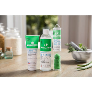 3-Step Dog Dental Care Kit: Toothbrush, Toothpaste, and Water Additive